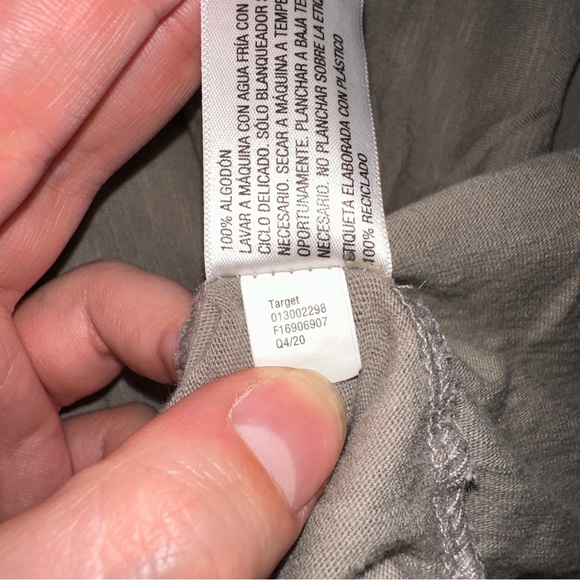 Universal Thread | Scoop Neck Thick Strap Cotton Tank Top Heather Gray Brown - Picture 8 of 11